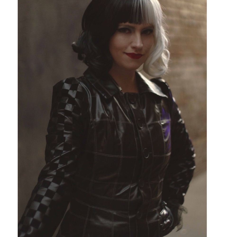 COPY - Cruella cosplay checkered jacket and skirt (Emma Stone version)